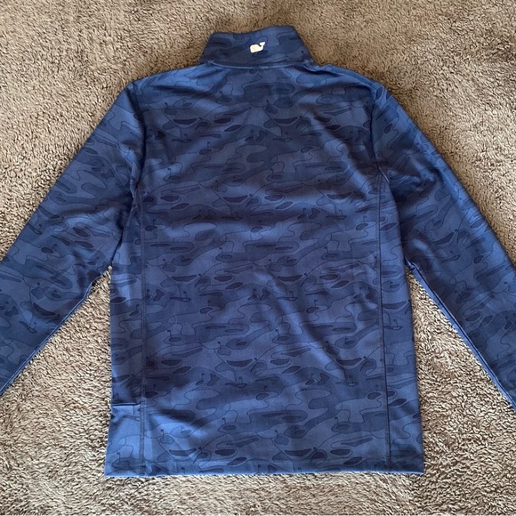 Vineyard Vines Men’s Performance 1/4 Zip Athletic Shirt Dark Blue Golf Size XS - Picture 7 of 9